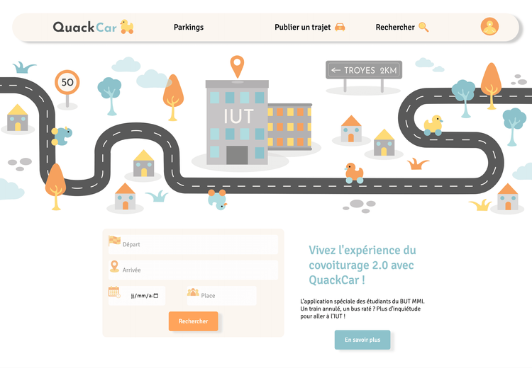 Image de Quackcar: A Carpooling Website